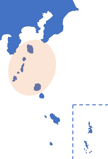 獲られる場所：地図